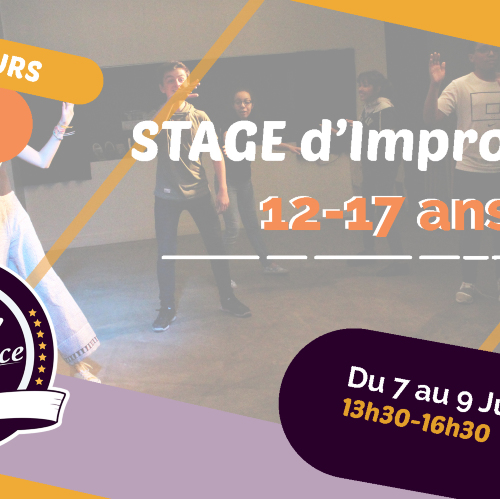 Stage vacances : Théâtre d'impro   12-17 ans - Formule Stage - Lyon