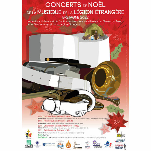 Concert de Noël de la musique de la Légion Etrangère