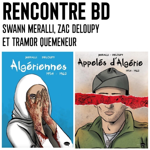 Rencontre BD en présence de Swann Meralli, Zac Deloupy et Tramor Quemeneur