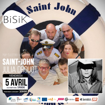 Julia Drouot et Saint-John en concert au Bisik