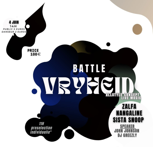 Battle Vryheid - Inscriptions danseurs
