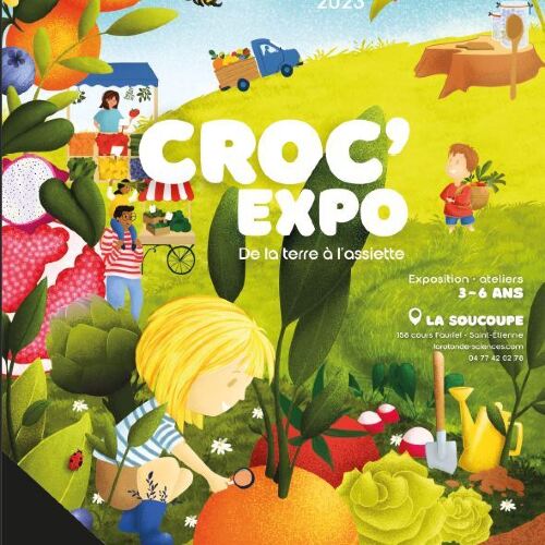 SOUCOUPE - Expo-Atelier   CROC ' EXPO  - Adultes, et Enfants de 3 à 6 ans