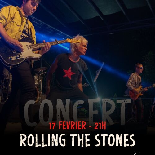 Rolling the stones en concert 