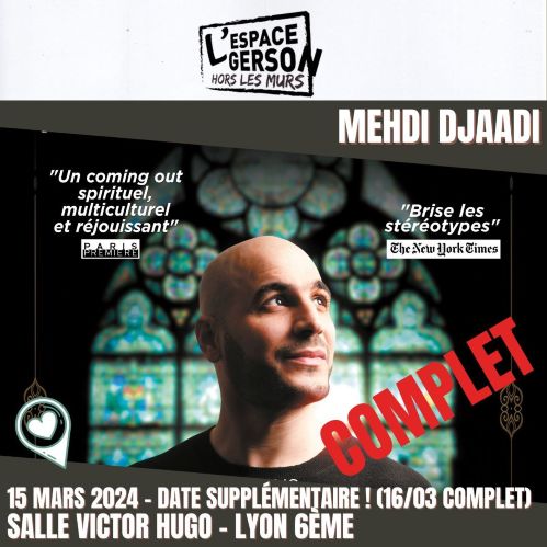 MEHDI DJAADI dans Coming Out - Salle Victor Hugo (Lyon 6°)