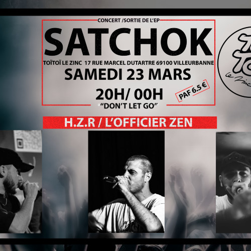 Release party EP Satchok + HZR + l'Officier Zen