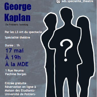 George Kaplan - Par les étudiant·e·s de Licence 3 Art du spectacle