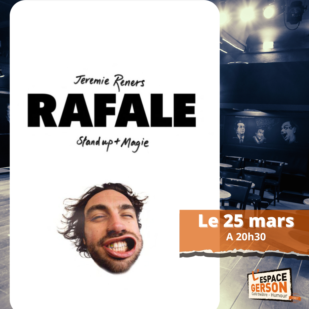 Jérémie Reners - Rafale (Nouveau spectacle)