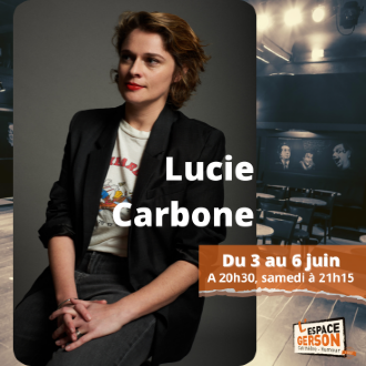 Lucie Carbone - Nouveau spectacle