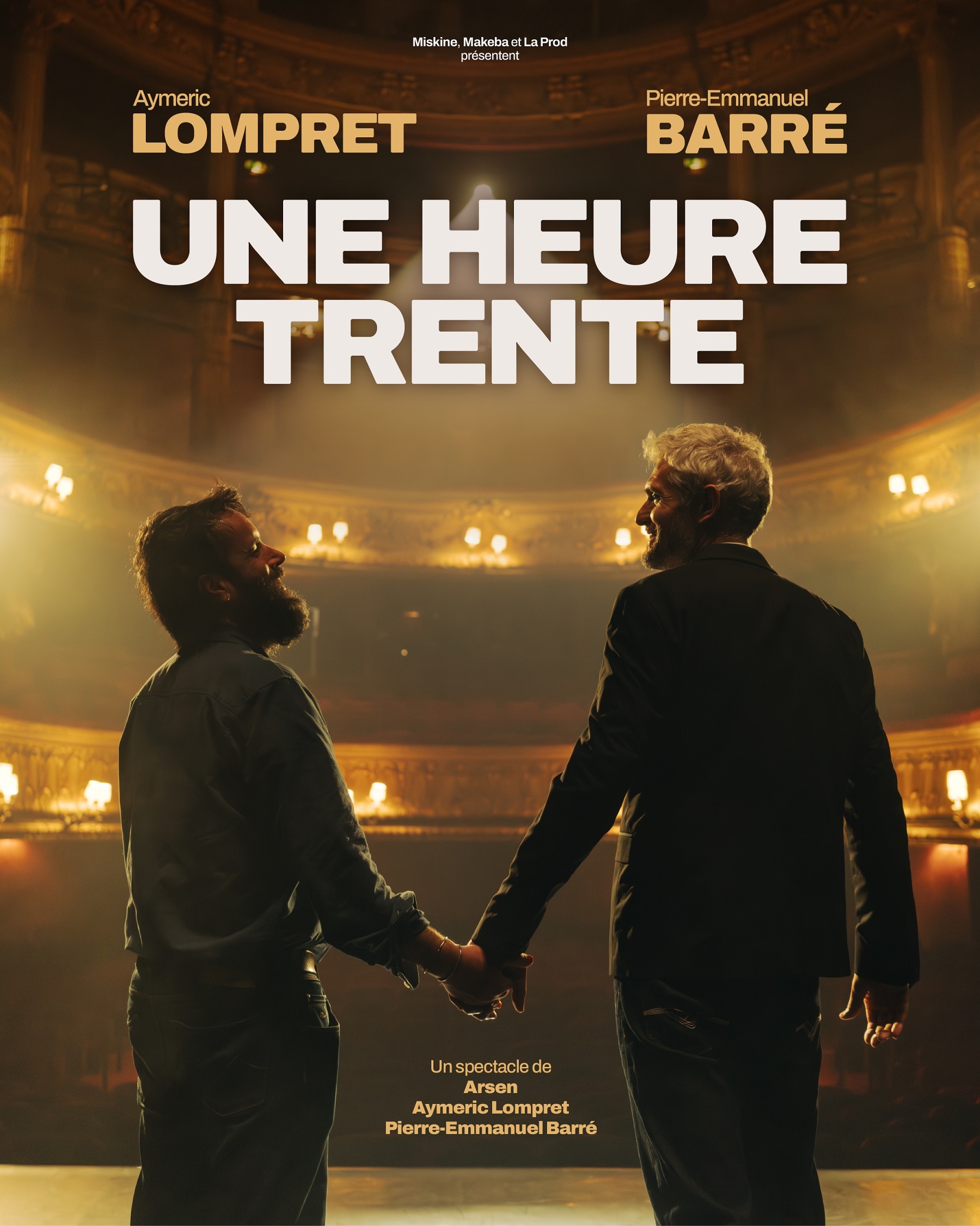 PIERRE-EMMANUEL BARRÉ et AYMERIC LOMPRET "UNE HEURE TRENTE" - Bourse du Travail Lyon 3ème