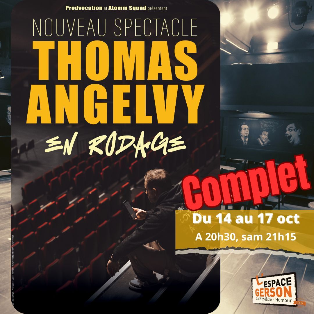 Thomas Angelvy en Rodage